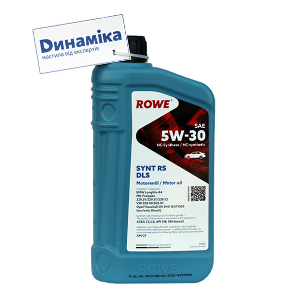Моторне масло ROWE HIGHTEC SYNT RS DLS SAE 5W-30