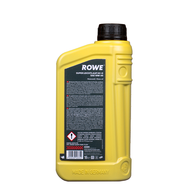 Моторное масло Rowe Super Leichtlauf HC-O SAE 10W-40 - Купить