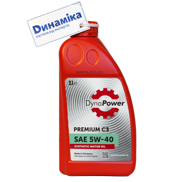 Моторне масло DynaPower Premium C3 SAE 5W-40