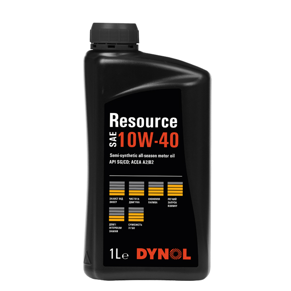 Масло моторне Dynol Resource SAE 10w-40 1л